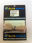 EL GLow Wire White/Clear 1.5m